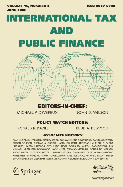 International Tax and Public Finance 3/2008