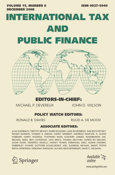 International Tax and Public Finance 6/2008