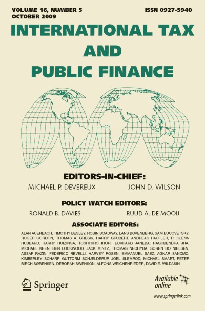 International Tax and Public Finance 5/2009