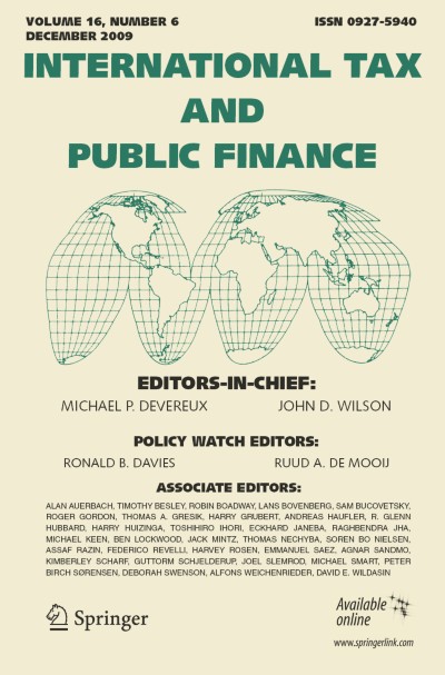 International Tax and Public Finance 6/2009