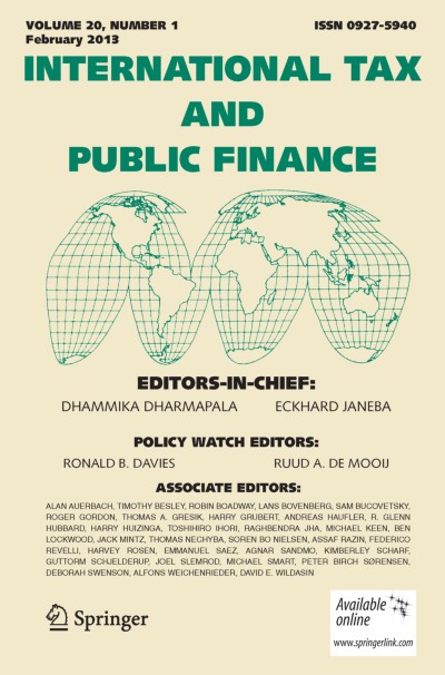 International Tax and Public Finance 1/2013