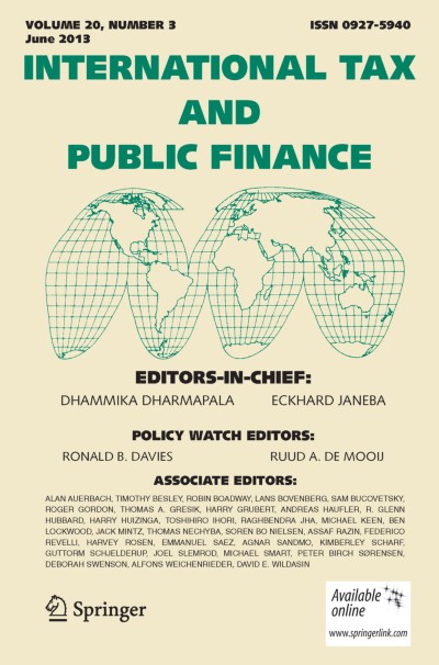 International Tax and Public Finance 3/2013