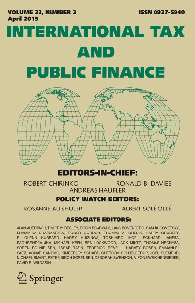 International Tax and Public Finance 2/2015