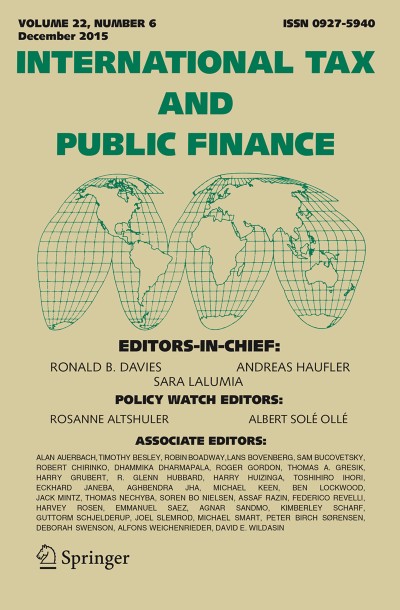 International Tax and Public Finance 6/2015