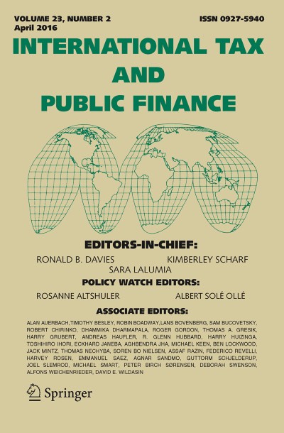 International Tax and Public Finance 2/2016