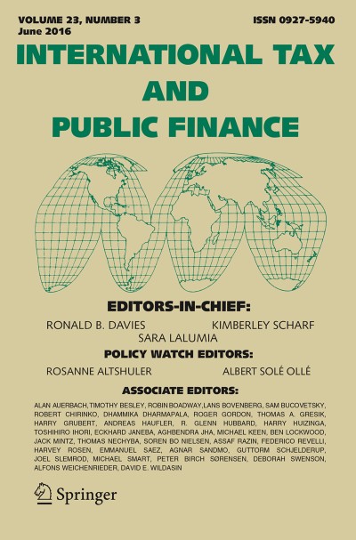 International Tax and Public Finance 3/2016