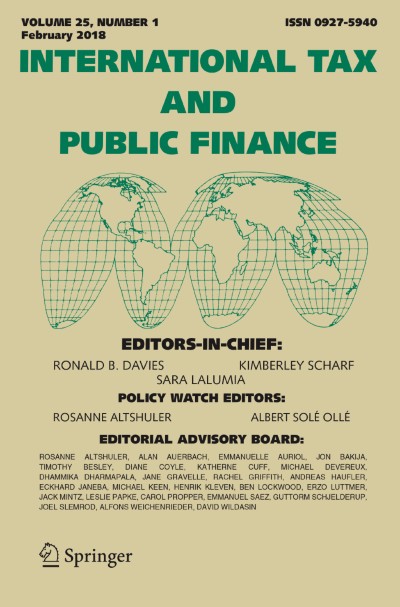 International Tax and Public Finance 1/2018