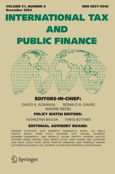 International Tax and Public Finance 6/2024