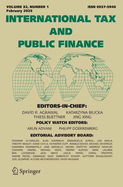 International Tax and Public Finance 1/2025