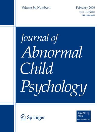 Journal of Abnormal Child Psychology 1/2006