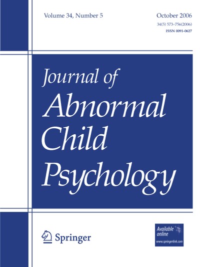 Journal of Abnormal Child Psychology 5/2006