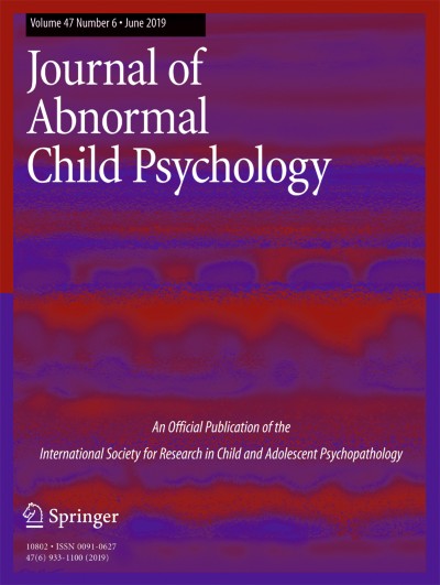 Journal of Abnormal Child Psychology 6/2019