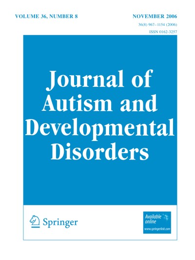 Journal of Autism and Developmental Disorders 8/2006