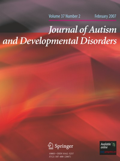 Journal of Autism and Developmental Disorders 2/2007