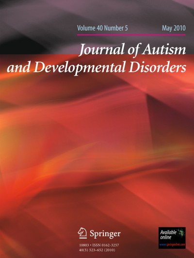 Journal of Autism and Developmental Disorders 5/2010