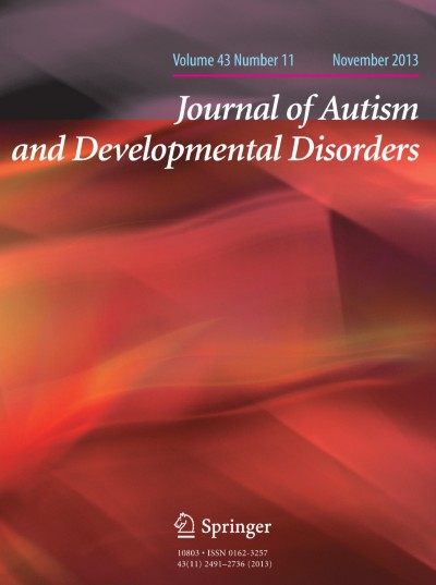 Journal of Autism and Developmental Disorders 11/2013