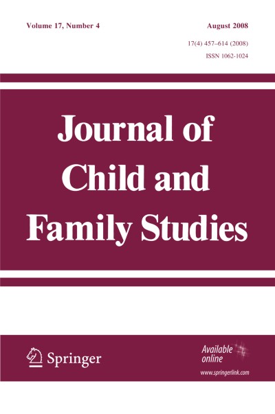 Journal of Child and Family Studies 4/2008