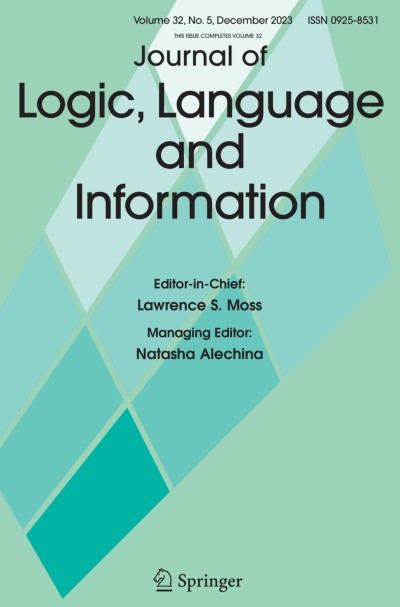Journal of Logic, Language and Information 5/2023
