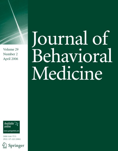 Journal of Behavioral Medicine 2/2006