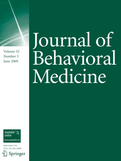 Journal of Behavioral Medicine 3/2009