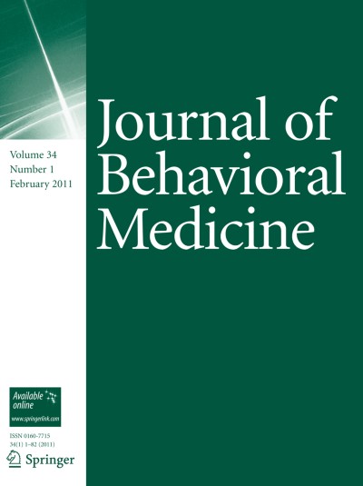 Journal of Behavioral Medicine 1/2011