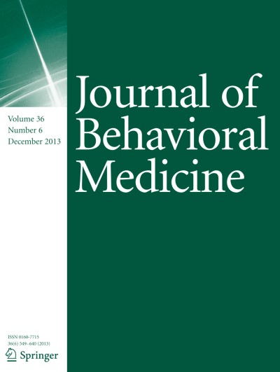 Journal of Behavioral Medicine 6/2013