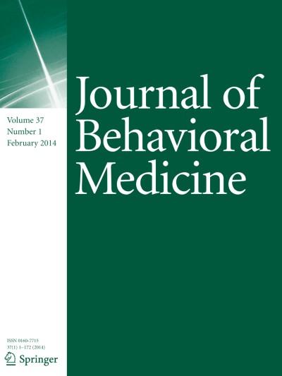 Journal of Behavioral Medicine 1/2014