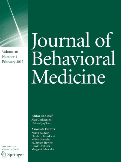 Journal of Behavioral Medicine 1/2017