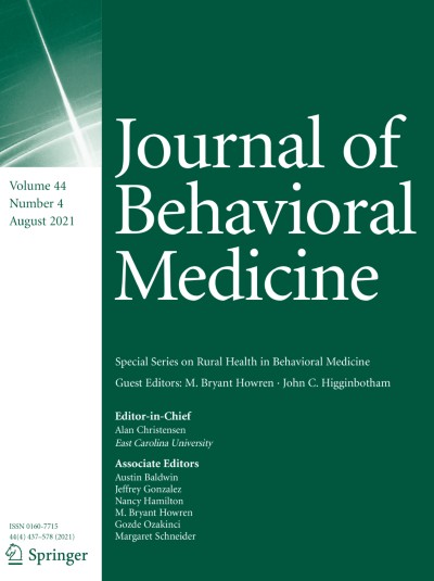 Journal of Behavioral Medicine 4/2021