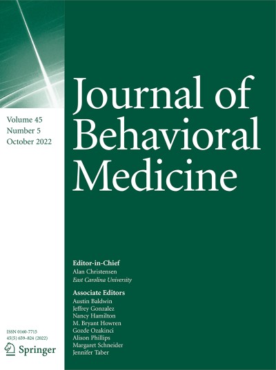 Journal of Behavioral Medicine 5/2022