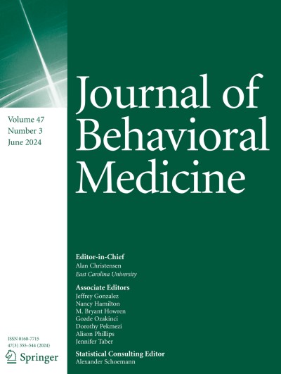 Journal of Behavioral Medicine 3/2024