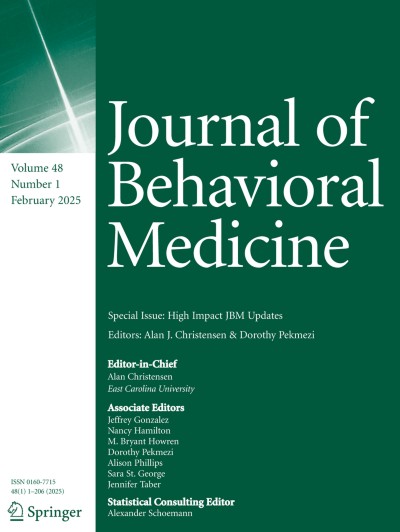 Journal of Behavioral Medicine 1/2025