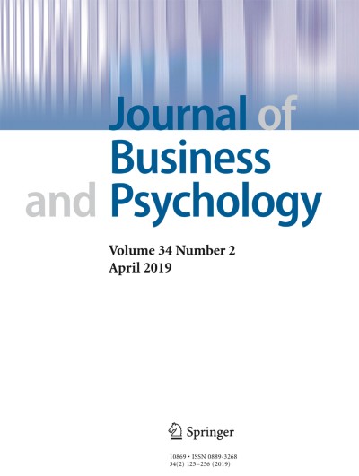 Link to Journal Journal of Business and Psychology