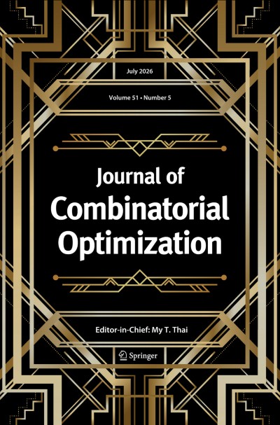 Journal of Combinatorial Optimization 2/2026 | springerprofessional.de