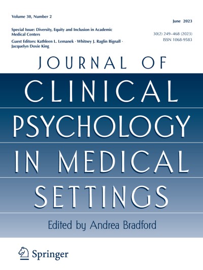 Journal of Clinical Psychology in Medical Settings 2/2023