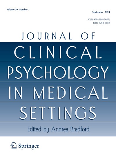 Journal of Clinical Psychology in Medical Settings 3/2023