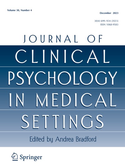 Journal of Clinical Psychology in Medical Settings 4/2023