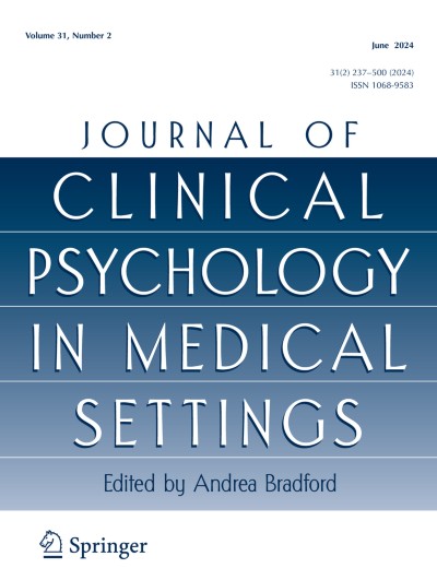 Journal of Clinical Psychology in Medical Settings 2/2024
