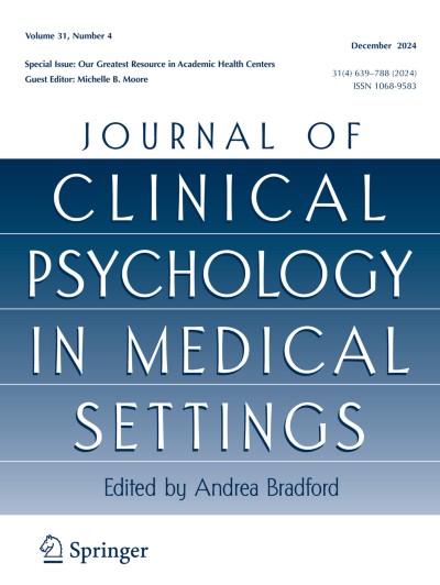 Journal of Clinical Psychology in Medical Settings 4/2024