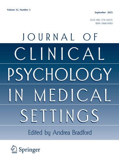 Journal of Clinical Psychology in Medical Settings 3/2025