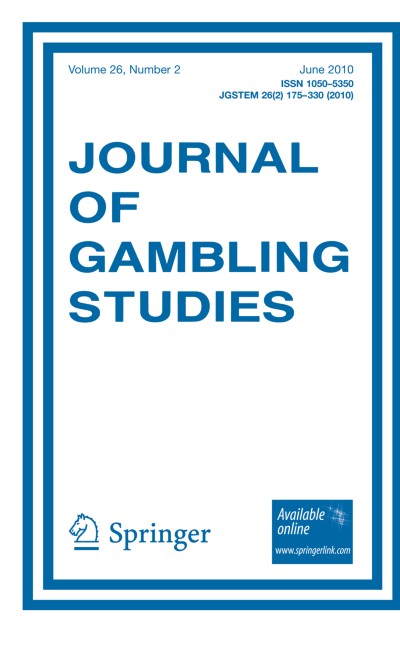 Journal of Gambling Studies 2/2010