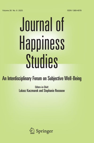 Journal of Happiness Studies 6/2025