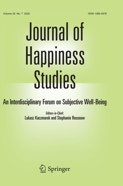 Journal of Happiness Studies 7/2025