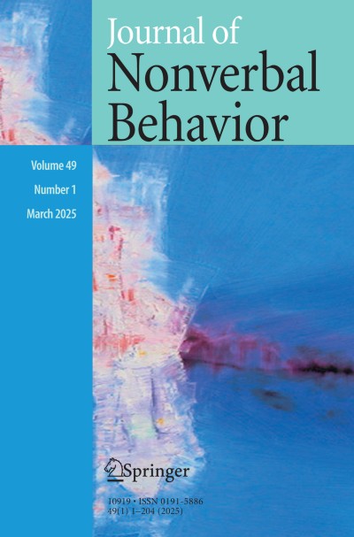 Journal of Nonverbal Behavior 1/2025