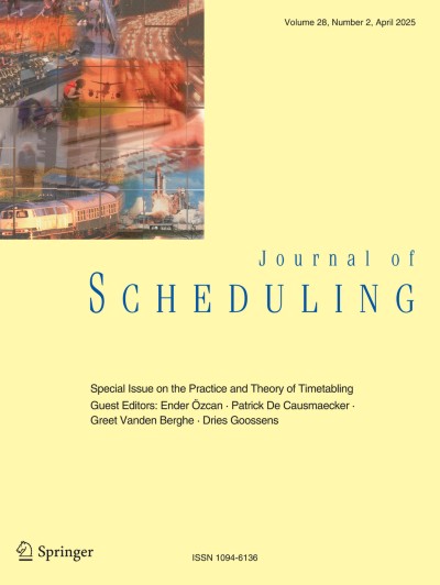 Journal of Scheduling 2/2025