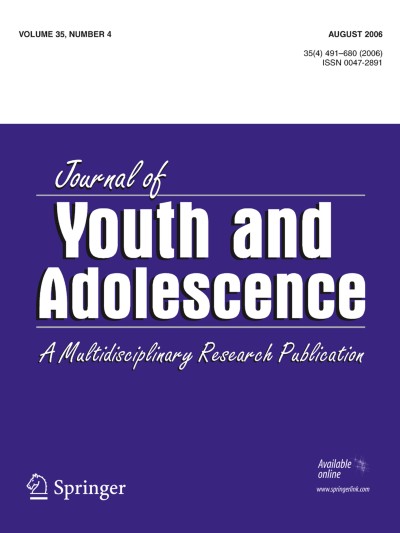 Journal of Youth and Adolescence 4/2006