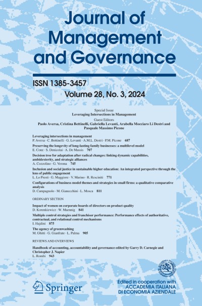 Journal of Management and Governance 3/2024