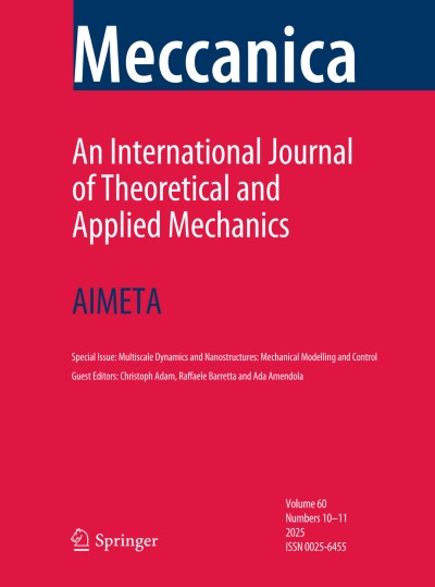 Link zu Zeitschrift Meccanica