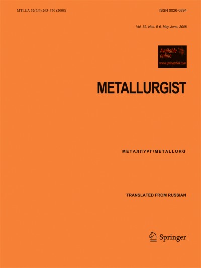 Metallurgist 5-6/2008