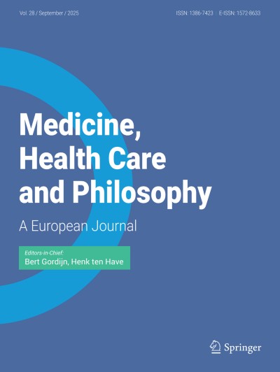 Medicine, Health Care and Philosophy 3/2025